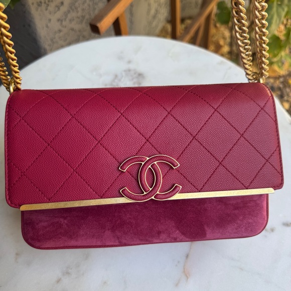 Chanel Lady Coco Caviar & Suede Leather WOC Crossbody - Picture 3 of 16